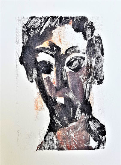 Cabeza II Monoprint