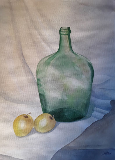 Bodegón Watercolour Paper Still Life Paintings