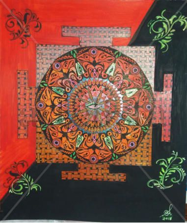 Mandala 1 Acrylic Card Others