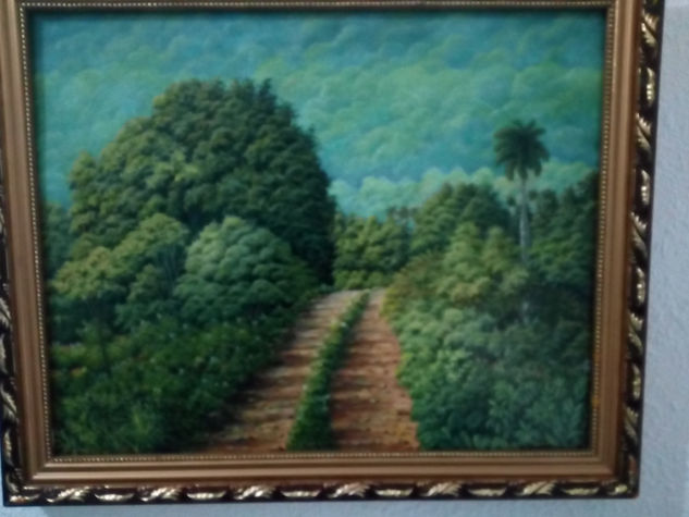 cuba Oil Canvas Landscaping