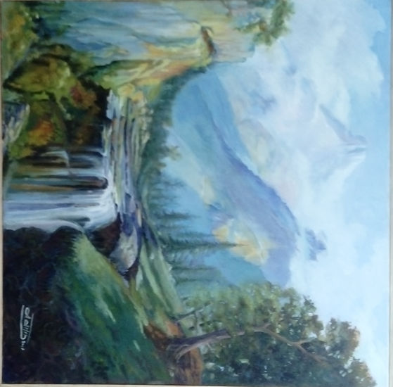 Picos de Europa Oil Canvas Landscaping