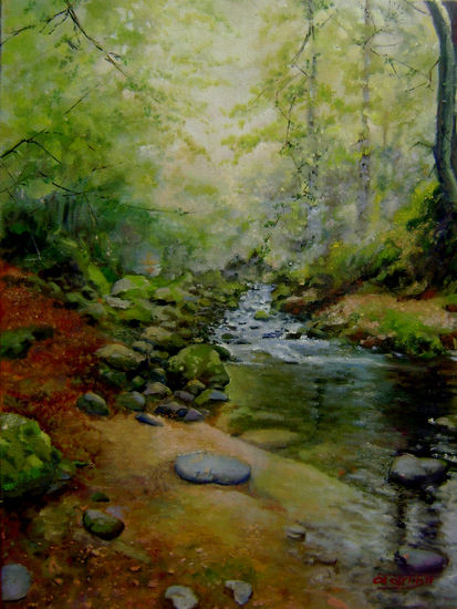 Ucieda 1 Oil Canvas Landscaping