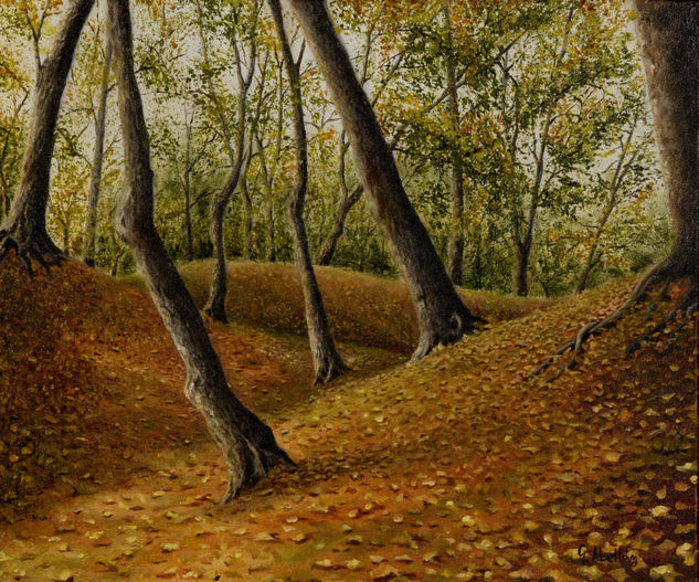 BOSQUE EN OTOÑO Oil Canvas Landscaping