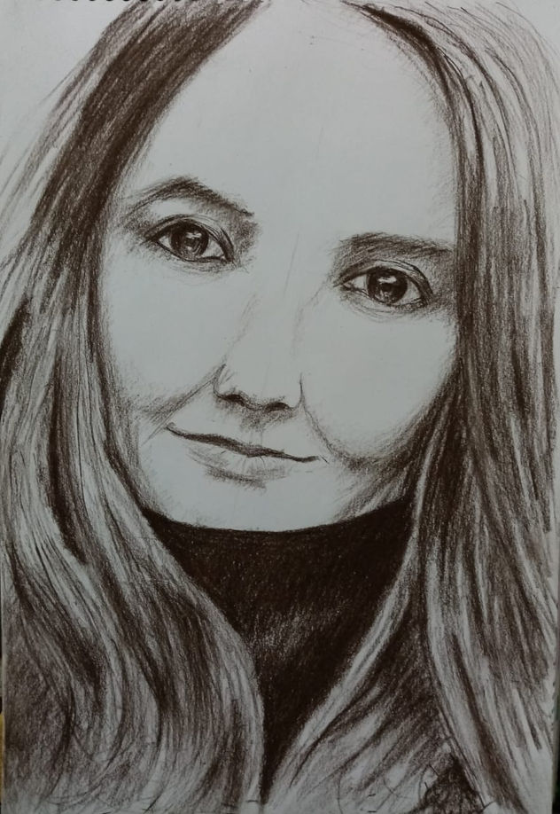 retrato de karen santelises, año 2016, constitucion, chile.