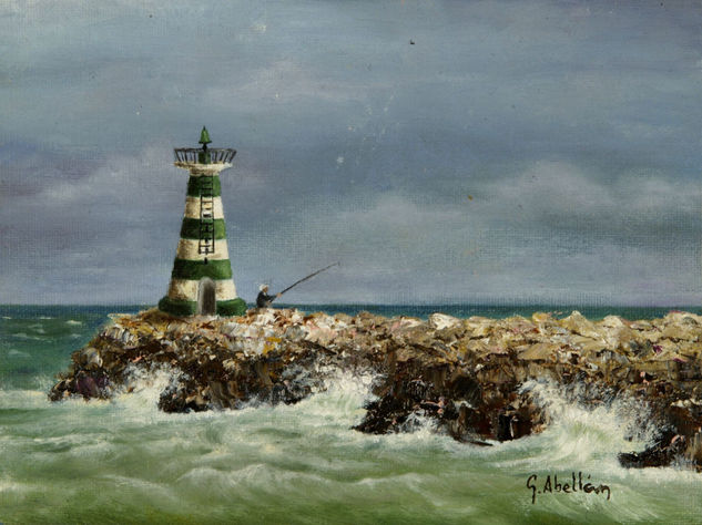 FARO 1 Oil Panel Marine Painting