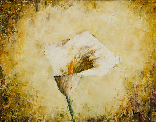 CALA Oil Panel Floral Painting