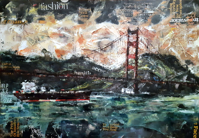 Golden Gate Magazine Lienzo Paisaje