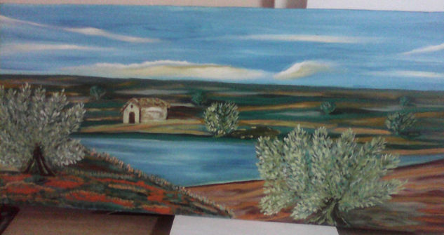 LAGO PANORÁMICO Oil Panel Landscaping