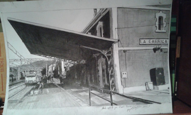 Estacion renfe la garriga Pencil