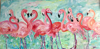 Flamingo’s dancing