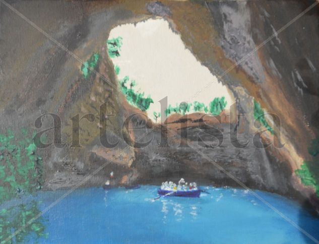 Melissani Acrylic Canvas Landscaping