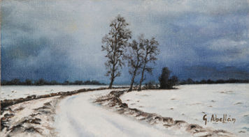 Paisaje nevado 1