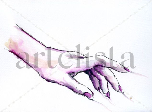 Mano 003 Watercolour Paper Figure Painting