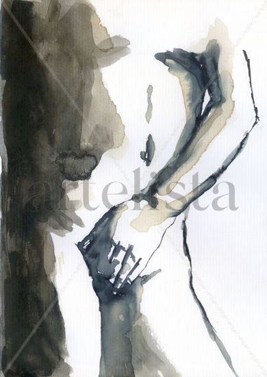 Mano 004 Ink Paper Nude Paintings