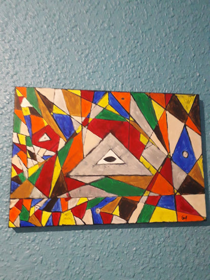 Illuminatis Acrylic Canvas Figure Painting