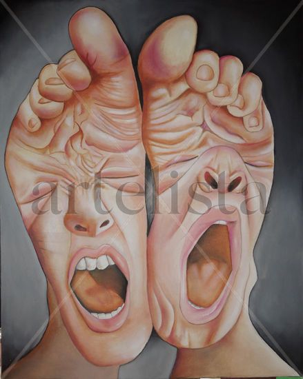 Dolor de pies Oil Canvas Others