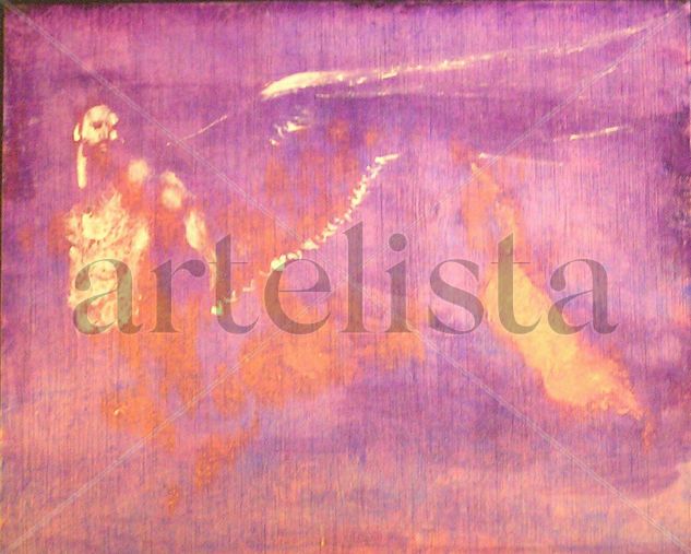 El sexo de los ángeles Oil Panel Figure Painting