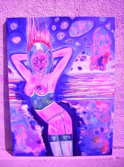 la traviesa Óleo Lienzo Desnudos