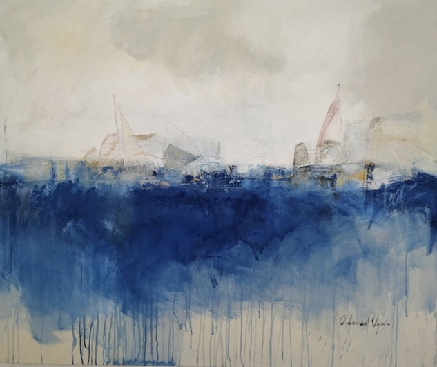 La otra marina Acrylic Canvas Marine Painting