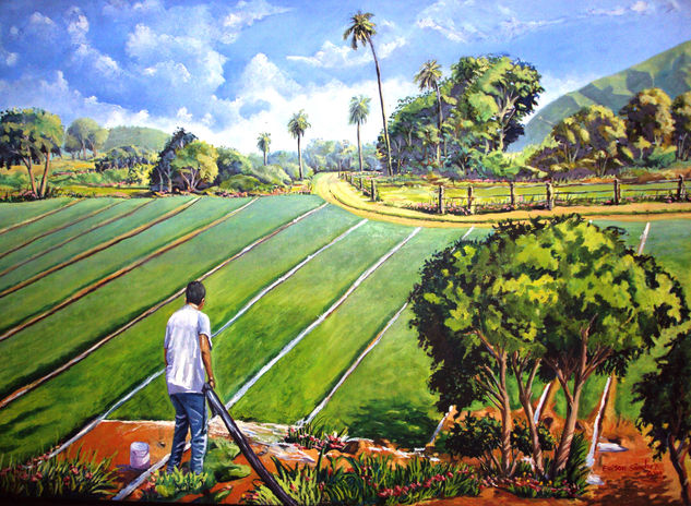 EL LABRADOR DEL GUAYAMURY Oil Canvas Landscaping