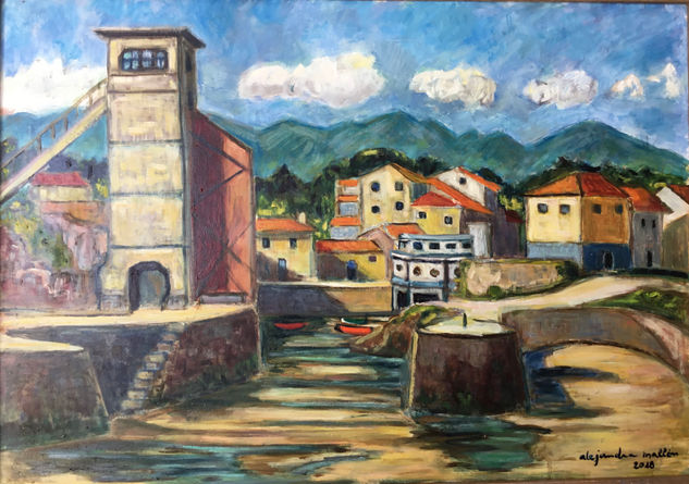 La compuerta de Llanes Oil Panel Landscaping