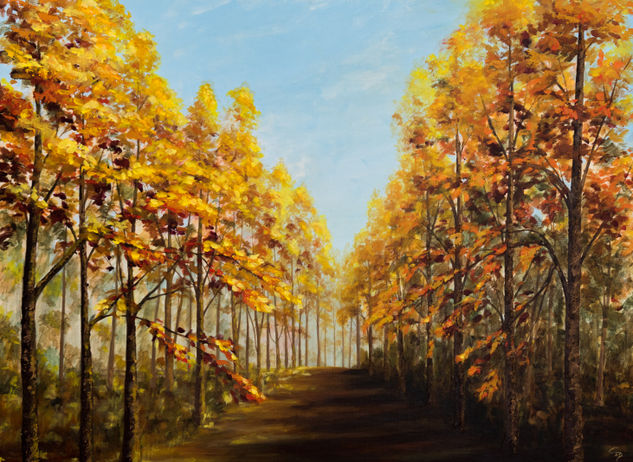 Luces de Otoño Acrylic Canvas Landscaping