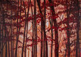 Bosque en rojos