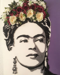 Retrato Frida Kahlo...