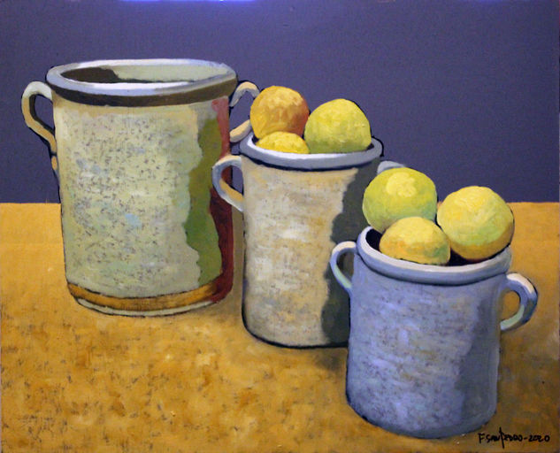 Cerámica II Oil Panel Still Life Paintings