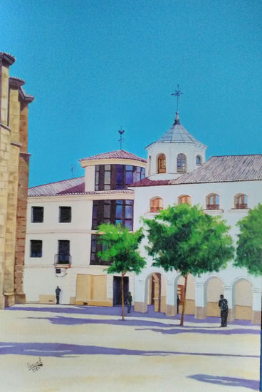 Plaza  de Manzanares (Ciudad Real) Acrylic Panel Landscaping