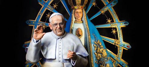 PAPA FRANCISCO Mixed Figurative