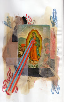 Virgen e hilos