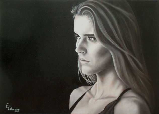 Mujer en blanco y negro 2