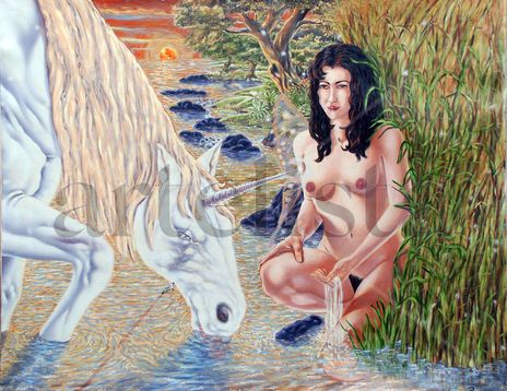 Desnudo y Unicornio