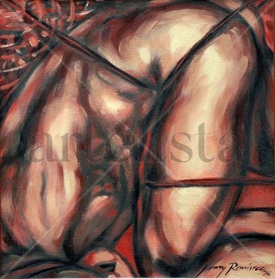 Sin Titulo Oil Canvas Figure Painting