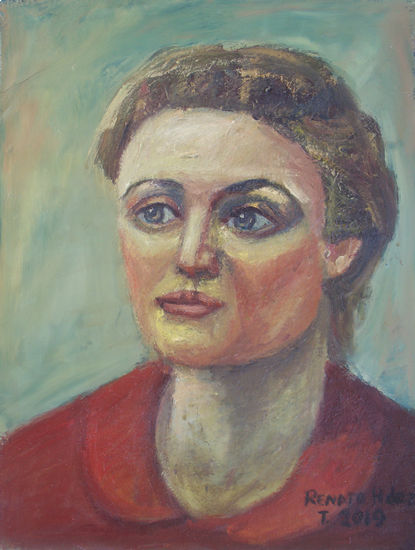 Carmen Oil Canvas Portrait