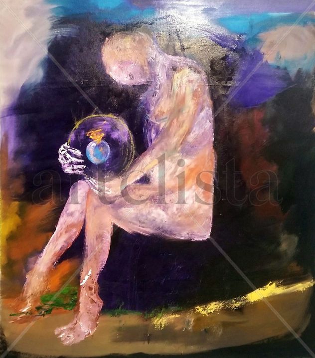 MUNDO DE DOLOR.- 175 x 155cm
