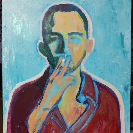 Autoretrato Acrylic Canvas Portrait