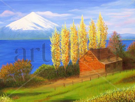 Otoño en el lago.