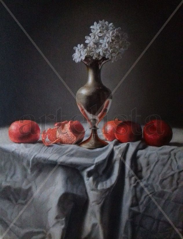 flores y mandarinas