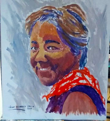 INMA Oil Panel Portrait