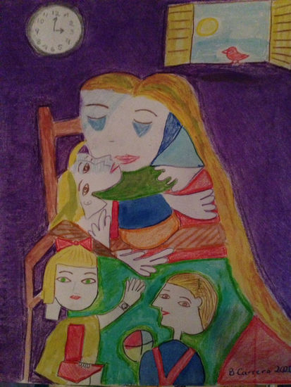 Madre y Hijos Pencil