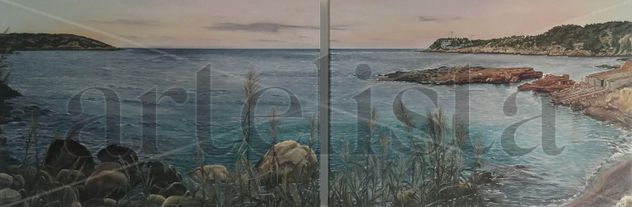 Atardecer en Calma - Diptico