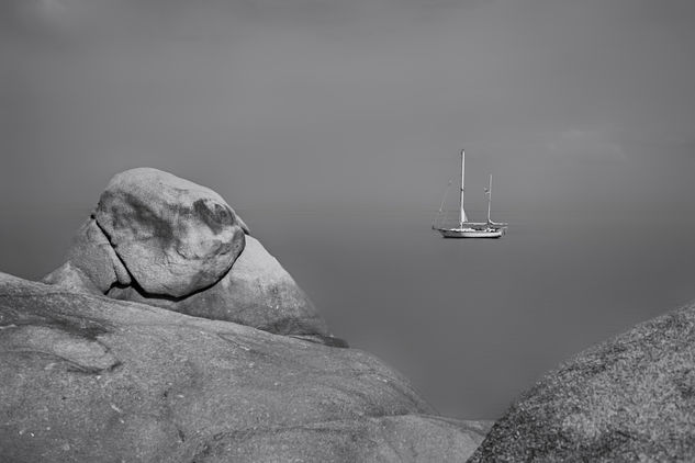 Boats of Thailand #2 Naturaleza Blanco y Negro (Digital)