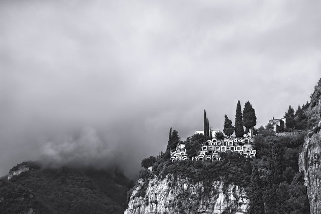 Amalfi Coast, Italy #2 Nature Black and White (Digital)