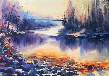 El nalon con puente