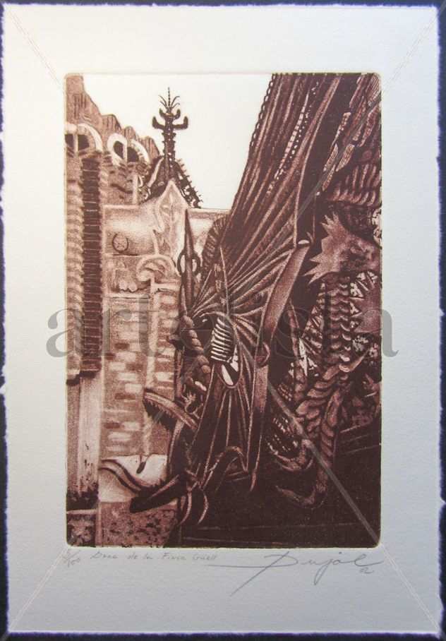 Drac de la Finca Güell 2