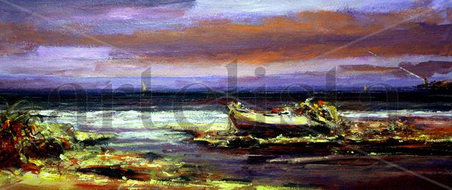 Marina Oil Panel Marine Painting