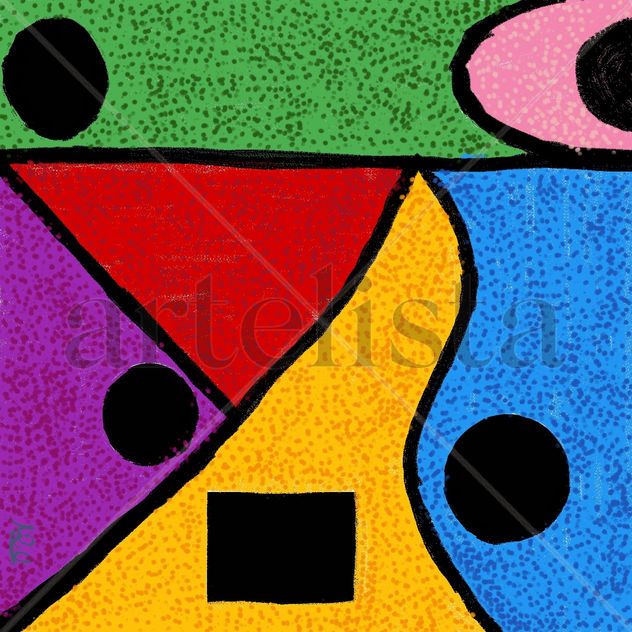 Colores con puntillismo