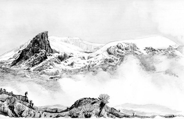 Vista del Nevado del Tolima